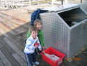Comp 6 - October 18th - Little tackers enjoying the big Snapper